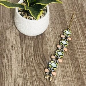 Jcrew Bracelet color light green,pink,purple.